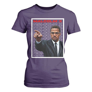 Malcolm X Legend T Shirt For Women African American Activist Legacy TS12 Purple Print Your Wear