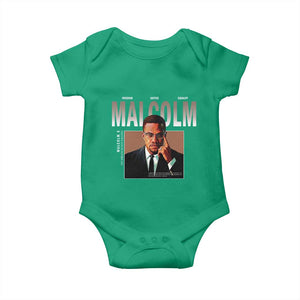Black History Hero Malcolm X Baby Onesie Stumbling Is Not Falling TS12 Irish Green Print Your Wear