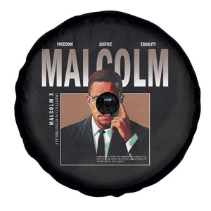 Black History Hero Malcolm X Spare Tire Cover Stumbling Is Not Falling TS12 Print Your Wear