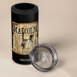 Malcolm X Historical Newspaper 4 in 1 Can Cooler Tumbler Stumbling Is Not Falling Black History TS12 Print Your Wear