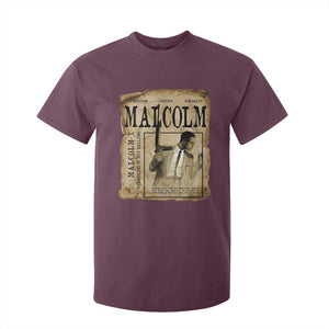 Malcolm X Historical Newspaper T Shirt For Kid Stumbling Is Not Falling Black History TS12 Maroon Print Your Wear