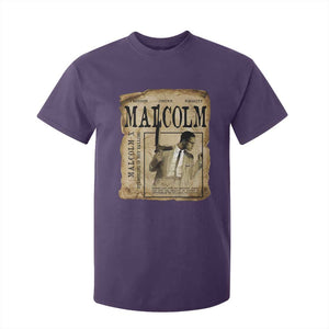 Malcolm X Historical Newspaper T Shirt For Kid Stumbling Is Not Falling Black History TS12 Purple Print Your Wear