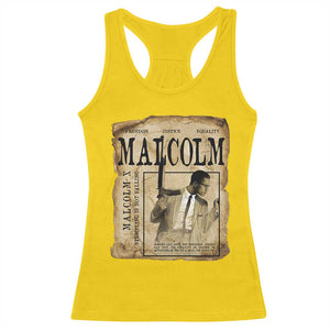 Malcolm X Historical Newspaper Racerback Tank Top Stumbling Is Not Falling Black History TS12 Daisy Print Your Wear