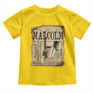 Malcolm X Historical Newspaper Toddler T Shirt Stumbling Is Not Falling Black History TS12 Daisy Print Your Wear