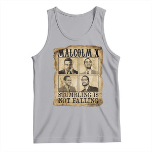 Malcolm X Tank Top Stumbling Is Not Falling Historical Poster TS12 Athletic Heather Print Your Wear