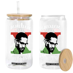 Malcolm X Glass Can Stumbling Is Not Falling Black History Leader TS12 Print Your Wear