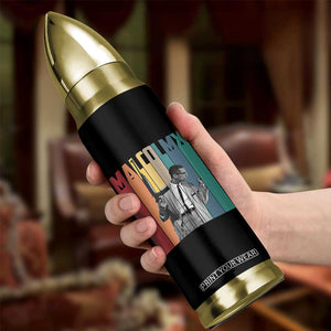 Malcolm X Bullet Tumbler Retro Portrait Black Empowerment Heritage Gift TS12 Print Your Wear