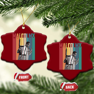 Malcolm X Ceramic Ornament Retro Portrait Black Empowerment Heritage Gift TS12 Print Your Wear