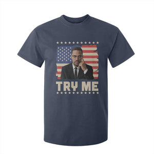 Malcolm X Try Me T Shirt For Kid African American Pride Gift TS12 Navy Print Your Wear