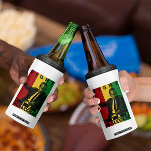 Fight Like Malcolm X 4 in 1 Can Cooler Tumbler African American Pride Gift TS12 Print Your Wear