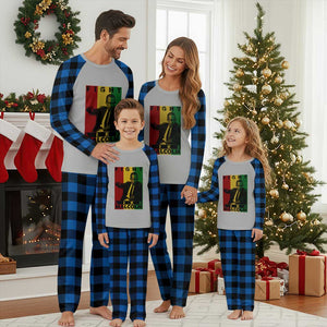 Fight Like Malcolm X Plaid Pajama Set African American Pride Gift TS12 Blue Plaid Print Your Wear