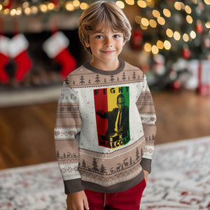 Fight Like Malcolm X Ugly Christmas Sweater African American Pride Gift TS12 Mocha Mousse Print Your Wear