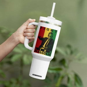 Fight Like Malcolm X Tumbler With Handle African American Pride Gift TS12 Print Your Wear