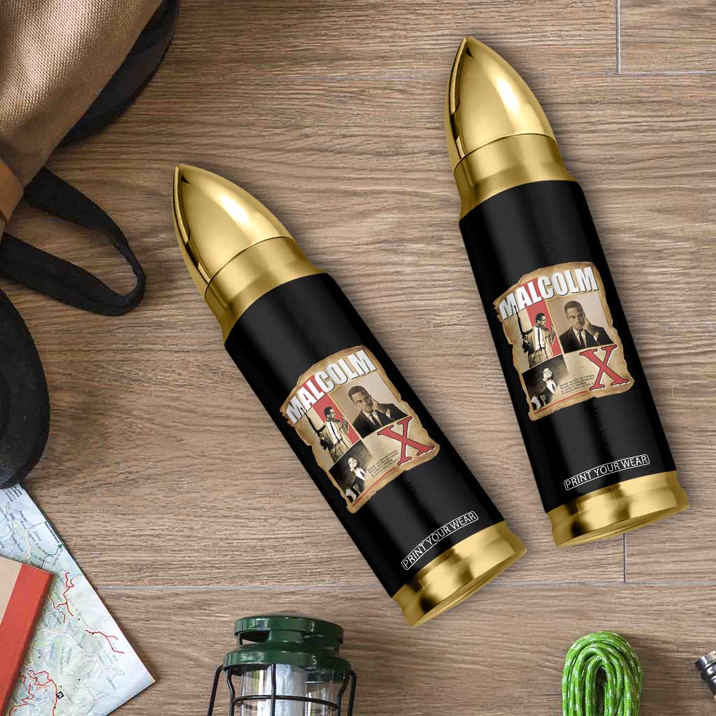Malcolm X Quote Bullet Tumbler Nobody Can Give You Freedom Take It TS12 Print Your Wear