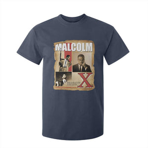 Malcolm X Quote T Shirt For Kid Nobody Can Give You Freedom Take It TS12 Navy Print Your Wear