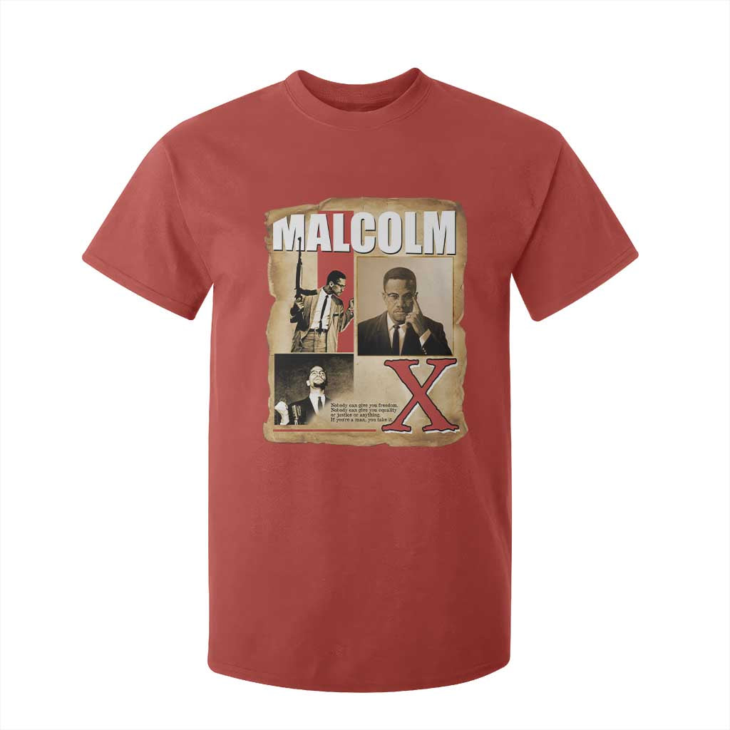 Malcolm X Quote T Shirt For Kid Nobody Can Give You Freedom Take It TS12 Red Print Your Wear