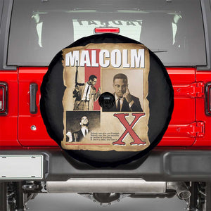 Malcolm X Quote Spare Tire Cover Nobody Can Give You Freedom Take It TS12 Black Print Your Wear