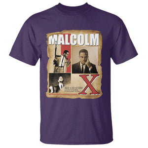 Malcolm X Quote T Shirt Nobody Can Give You Freedom Take It TS12 Purple Print Your Wear