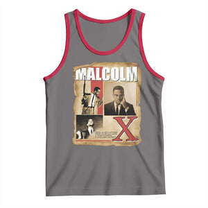 Malcolm X Quote Tank Top Nobody Can Give You Freedom Take It TS12 Deep Heather Red Print Your Wear