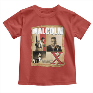 Malcolm X Quote Toddler T Shirt Nobody Can Give You Freedom Take It TS12 Red Print Your Wear
