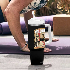 Malcolm X Quote Tumbler With Handle Nobody Can Give You Freedom Take It TS12 Print Your Wear