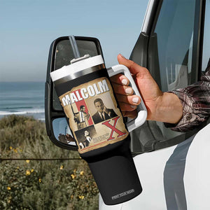 Malcolm X Quote Tumbler With Handle Nobody Can Give You Freedom Take It TS12 Print Your Wear