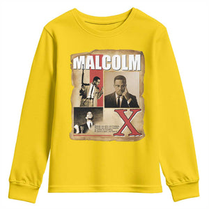 Malcolm X Quote Youth Sweatshirt Nobody Can Give You Freedom Take It TS12 Daisy Print Your Wear