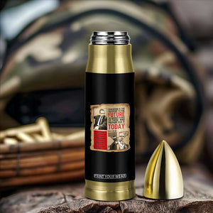 Education Is The Passport To The Future Malcolm X Wisdom Bullet Tumbler TS12 Print Your Wear