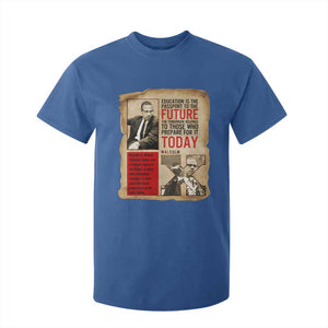 Education Is The Passport To The Future Malcolm X Wisdom T Shirt For Kid TS12 Royal Blue Print Your Wear