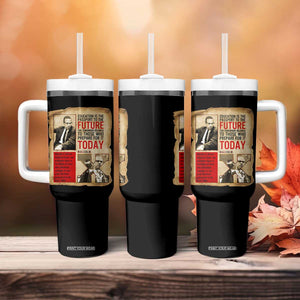Education Is The Passport To The Future Malcolm X Wisdom Tumbler With Handle TS12 Print Your Wear