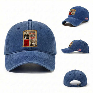 Education Is The Passport To The Future Malcolm X Wisdom Washed Cotton Baseball Cap TS12 Washed Cap Universal Fit Royal Blue Print Your Wear