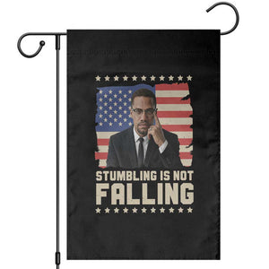 African American Pride Gift Garden Flag Malcolm X TS12 Black Print Your Wear