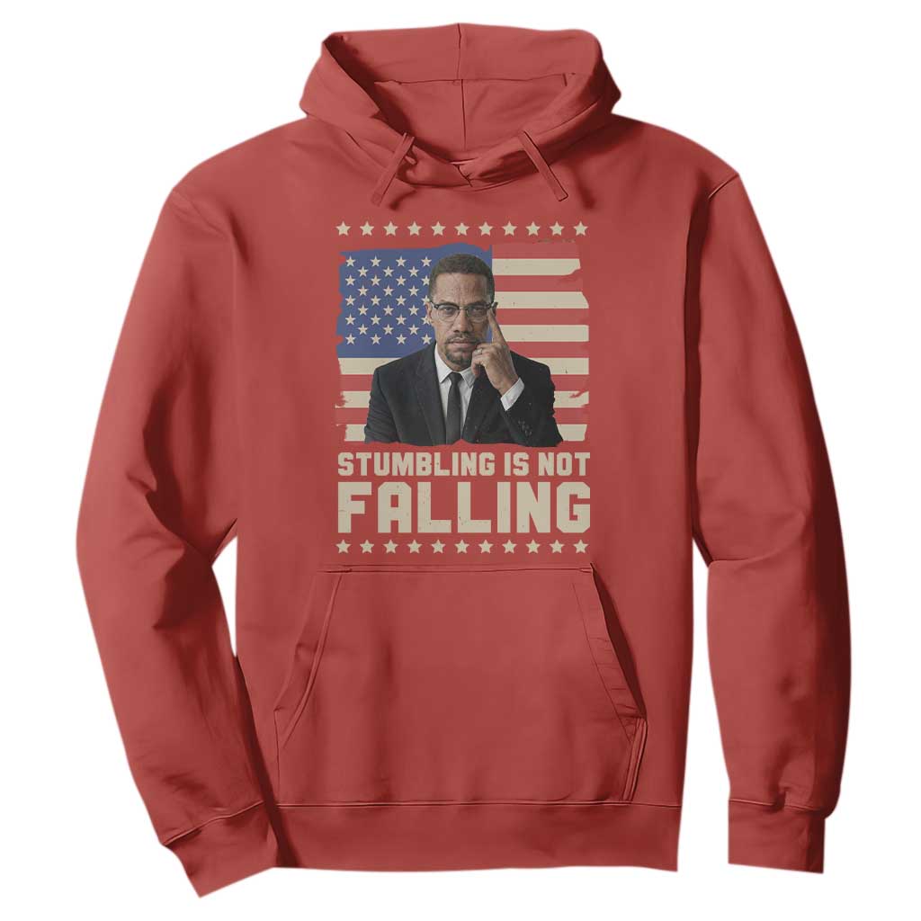 African American Pride Gift Hoodie Malcolm X TS12 Red Print Your Wear