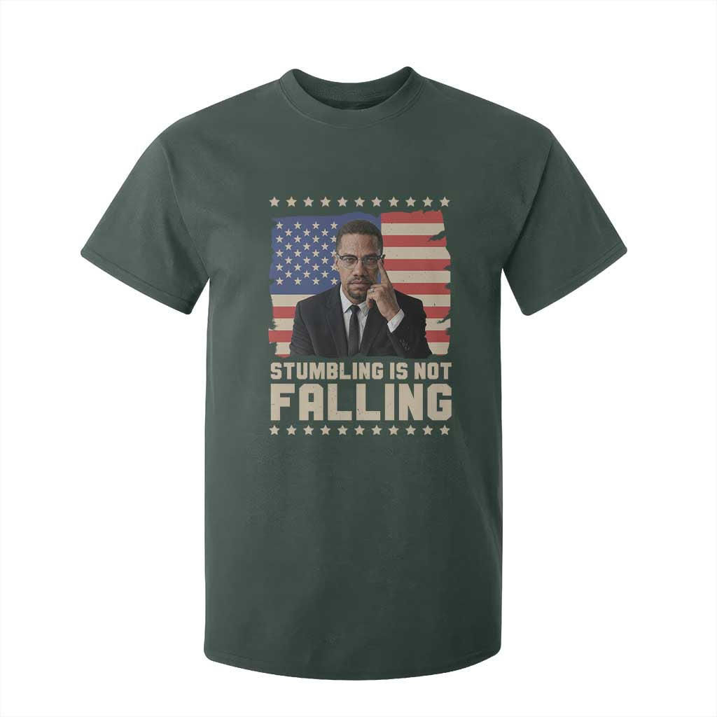 African American Pride Gift T Shirt For Kid Malcolm X TS12 Dark Forest Green Print Your Wear