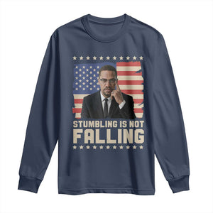 African American Pride Gift Long Sleeve Shirt Malcolm X TS12 Navy Print Your Wear