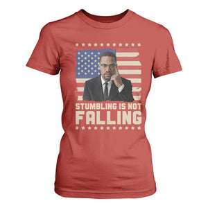 African American Pride Gift T Shirt For Women Malcolm X TS12 Red Print Your Wear