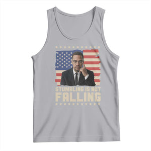 African American Pride Gift Tank Top Malcolm X TS12 Athletic Heather Print Your Wear
