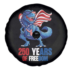 Funny Patriotic Dinosaur Spare Tire Cover 250 Years Of Freedom TS12 Print Your Wear