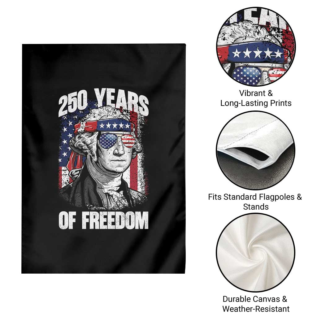 George Washington Founding Father Garden Flag 250 Years Of Freedom TS12 Print Your Wear