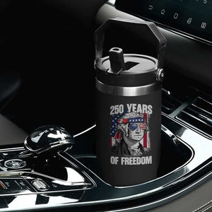 George Washington Founding Father Flip Straw Tumbler 250 Years Of Freedom TS12 Print Your Wear