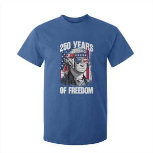 George Washington Founding Father T Shirt For Kid 250 Years Of Freedom TS12 Royal Blue Print Your Wear