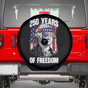 George Washington Founding Father Spare Tire Cover 250 Years Of Freedom TS12 Black Print Your Wear