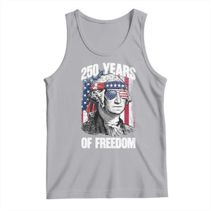 George Washington Founding Father Tank Top 250 Years Of Freedom TS12 Athletic Heather Print Your Wear