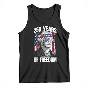 George Washington Founding Father Tank Top 250 Years Of Freedom TS12 Black Print Your Wear