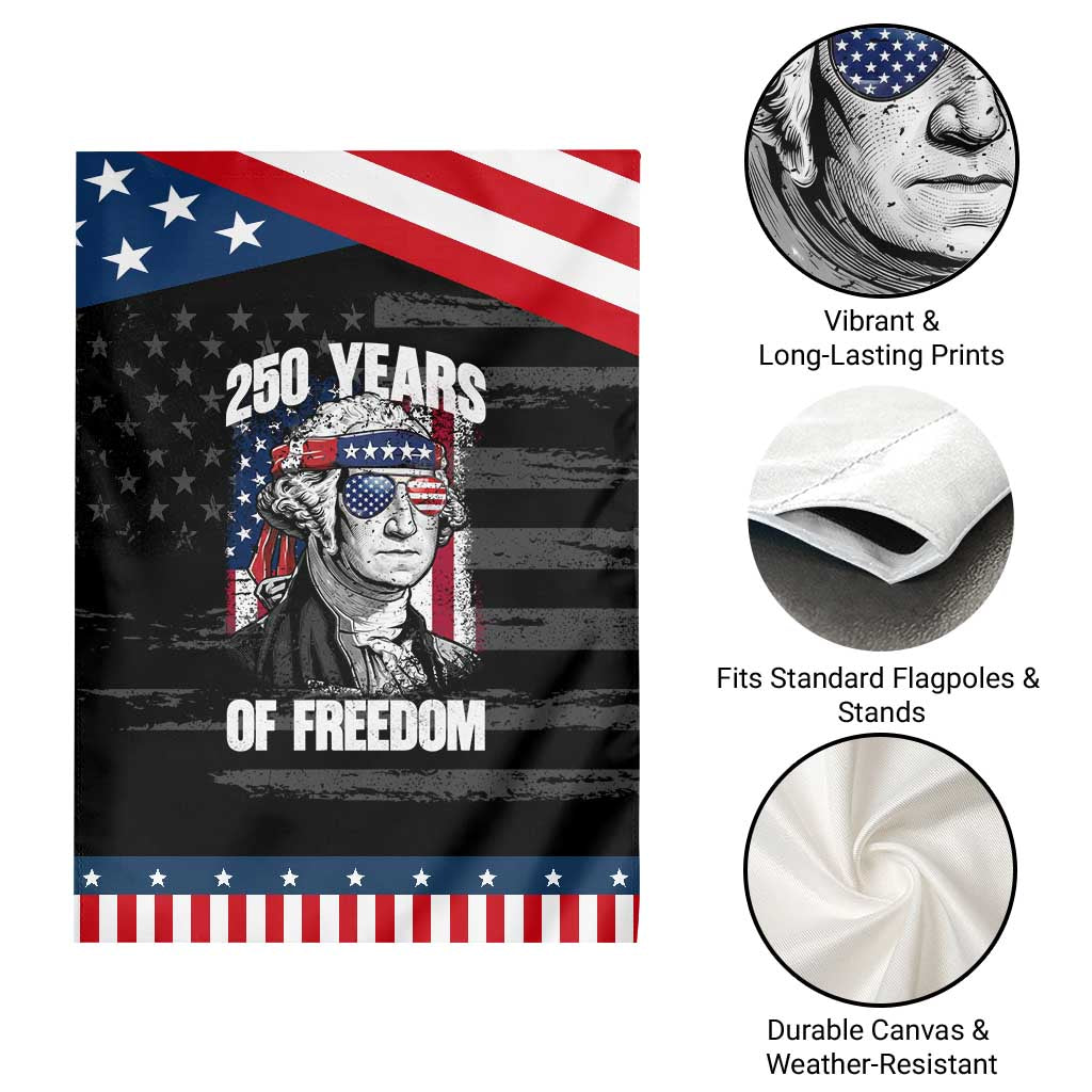 George Washington Founding Father Garden Flag 250 Years Of Freedom TS12 Print Your Wear
