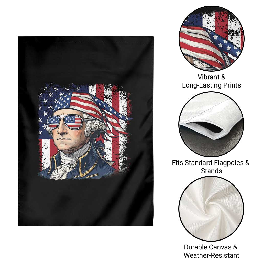 George Washington Patriotic Garden Flag USA 250th Anniversary TS12 Print Your Wear