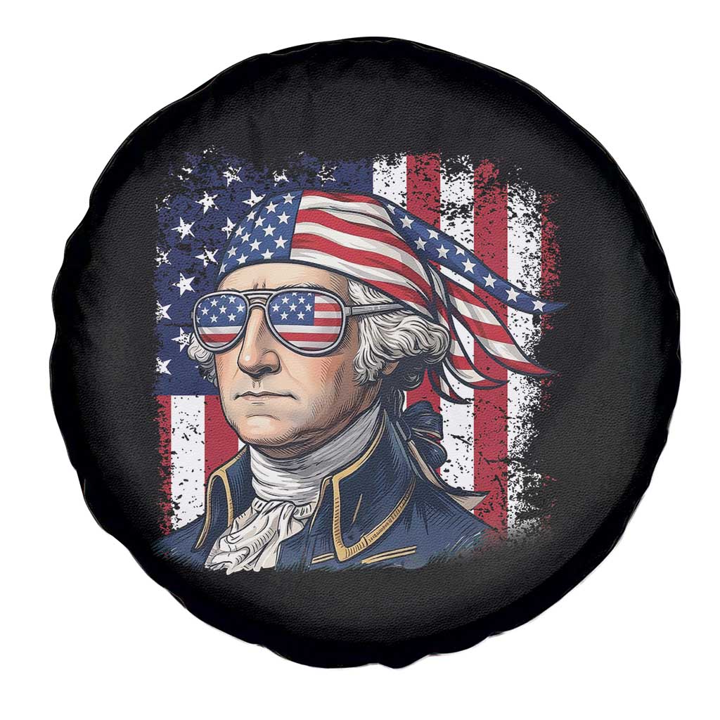 George Washington Patriotic Spare Tire Cover USA 250th Anniversary TS12 Print Your Wear