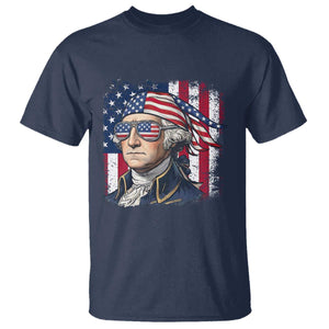 George Washington Patriotic T Shirt USA 250th Anniversary TS12 Navy Print Your Wear