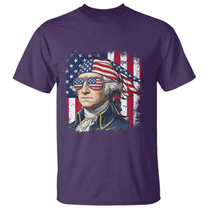George Washington Patriotic T Shirt USA 250th Anniversary TS12 Purple Print Your Wear