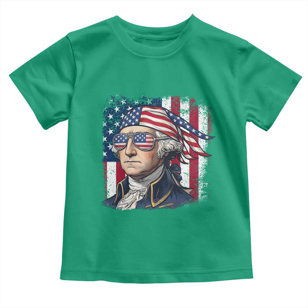 George Washington Patriotic Toddler T Shirt USA 250th Anniversary TS12 Irish Green Print Your Wear